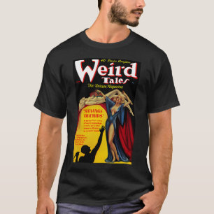 T-shirt Magazine Vintage Weird Tales Femme Hurle comme une