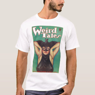 T-shirt Magazine Weird Tales Femme habillée comme une Chau