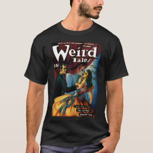 T-shirt Magazine Weird Tales Vintage Homme Regarde Rituel