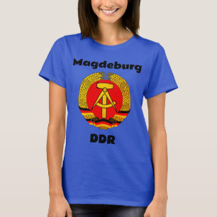 T-shirt Magdeburg, DDR, Magdeburg, Allemagne (Ossi)