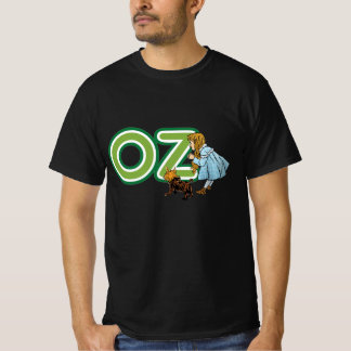 T-shirt Mage de l'Oz Dorothy Toto avec grandes lettres