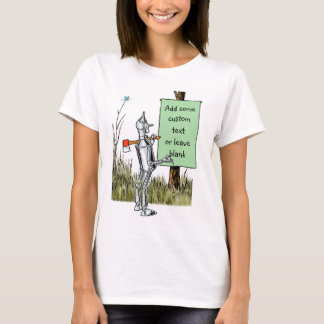 T-shirt Mage de l'Oz vintage, l'Homme de Fer lit un pannea