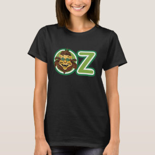 T-shirt Mage de l'Oz vintage, Lion dans la lettre O