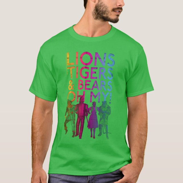T-shirt Mage d'Oz Lionsigers Ours garçon (Devant)