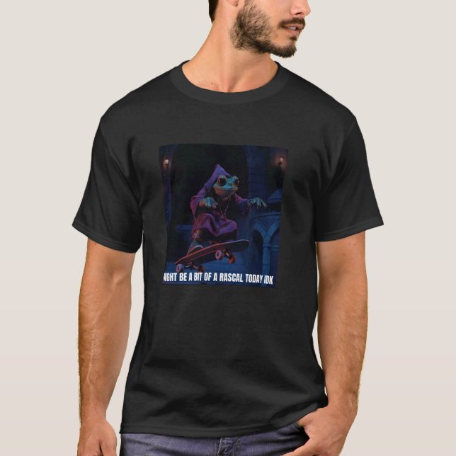 T-shirt Mage Grenouille Drôle (Devant)