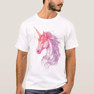 T-shirt Mage médiéval Licorne (1)