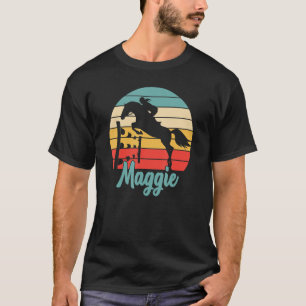 T-shirt Maggie Nom Equestrian Maggie Horse Girl 1