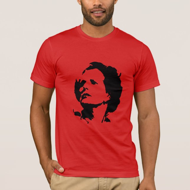 T-shirt Maggie Thatcher (Che Guevara Style) (Devant)