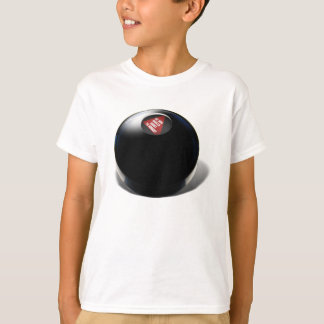 T-shirt Magic 8 Ball dit, "Voulez-vous vraiment savoir ?"
