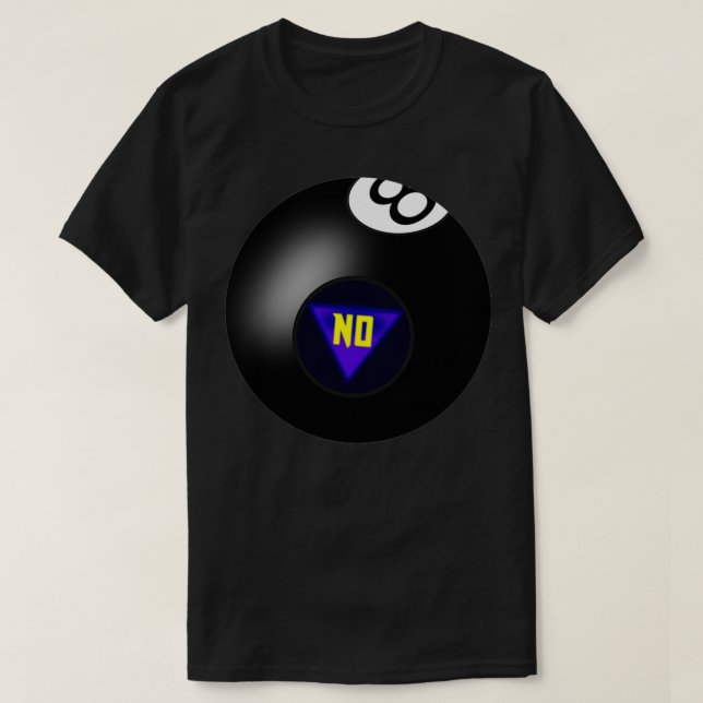 T-shirt Magic 8 Ball prédit (Design devant)