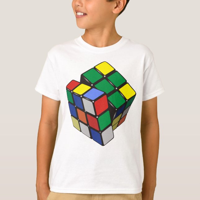 T-shirt Magic Cube garçon homme fille (Devant)