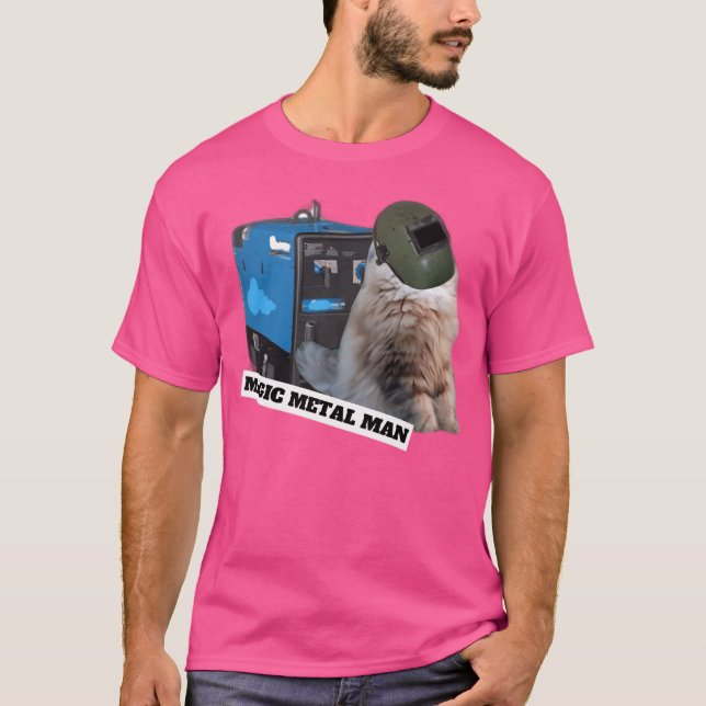 T-shirt Magic Metal Man (Devant)
