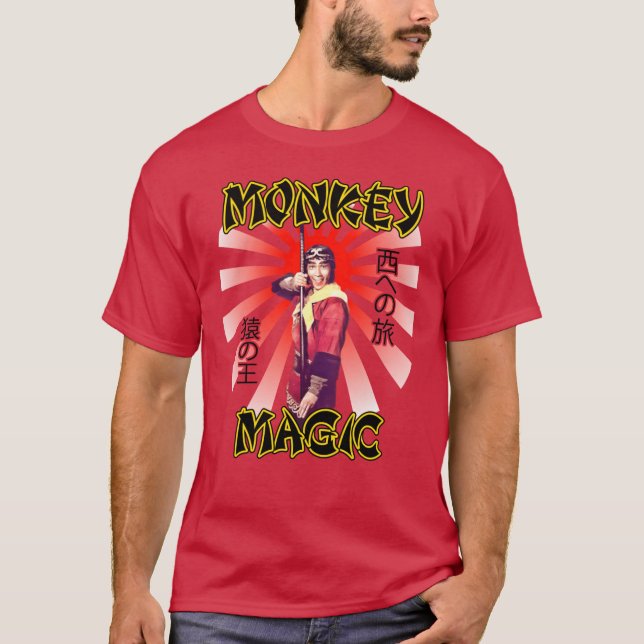 T-shirt Magic Monkeys amis famille (Devant)