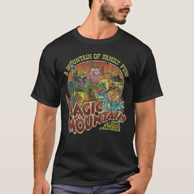 T-shirt Magic Mountain Family Fun 1971 (Devant)