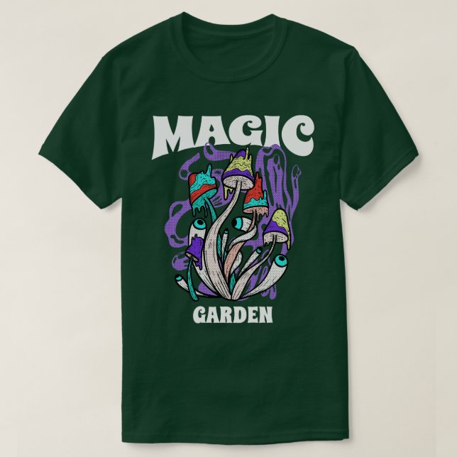 T-shirt Magic Mushrooms psychédélique trippy (Design devant)