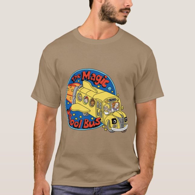 T-shirt Magic School Bus girl (Devant)