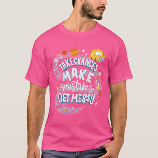 T-shirt Magic Schoolbus Frizzle Quote vintage