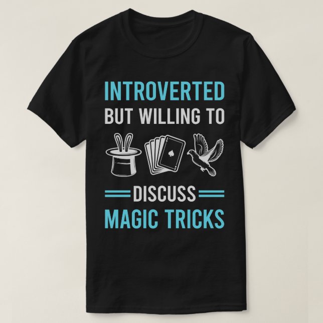 T-shirt Magic Tricks Magical Trick Magicien (Design devant)