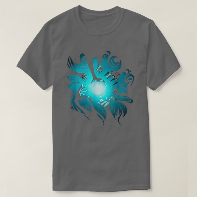 T-shirt Magical Energy Orb Ball Of Energy Witch Design Ave (Design devant)