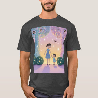 T-shirt Magical Evening Walk with Mom caesium vintage