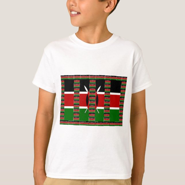 T-shirt 🇰 🇪 Magical Kenya : Le cadre de l'unité et de la (Devant)