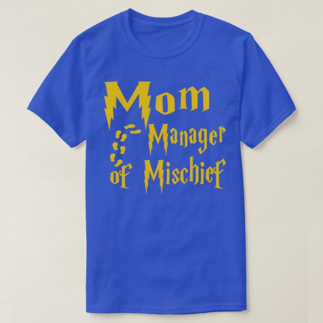 T-shirt Magical Maman Chemise Potter Maman Chemise Gestion (Design devant)