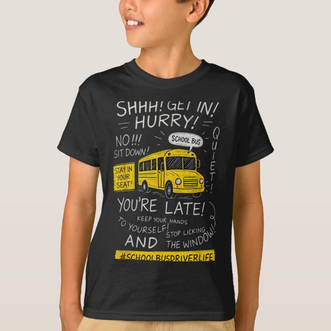 T-shirt Magical School Bus Driver Last Day Of School Bus D (Devant)