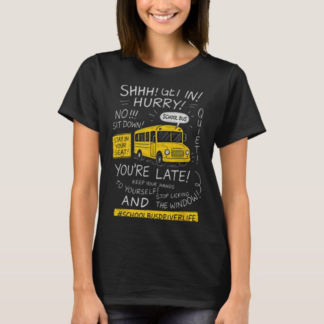 T-shirt Magical School Bus Driver Last Day Of School Bus D (Devant)
