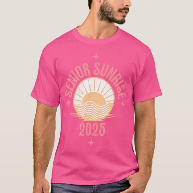 T-shirt Magical Senior Sunrise 2025 High School 12Th Twelf (Devant)
