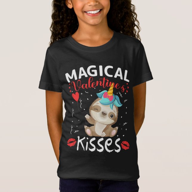 T-Shirt Magical Valentine's Kisses (Devant)