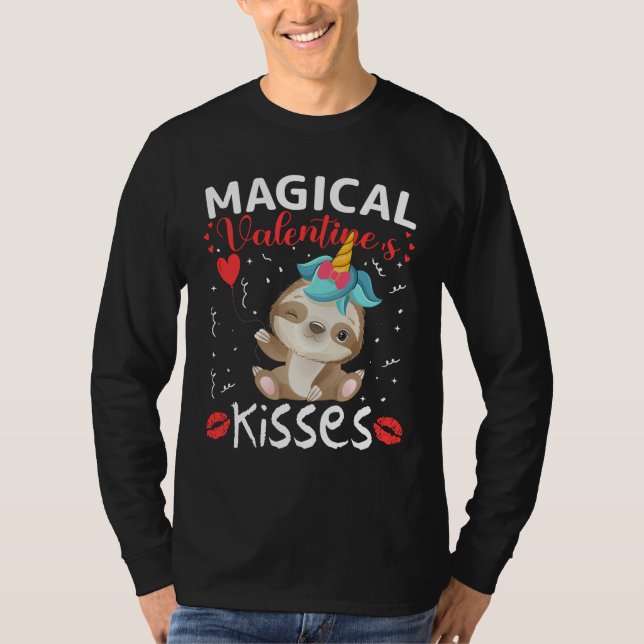 T-shirt Magical Valentine's Kisses (Devant)