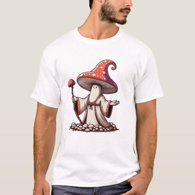 T-shirt Magicien Champignon  (Devant)