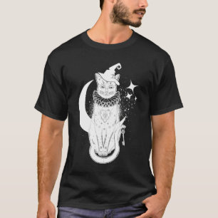 T-shirt Magicien Chat Meilleur Trick Ou Traiter Costume Ca