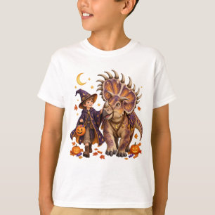T-shirt Magicien Citrouille & Kosmoceratops Halloween