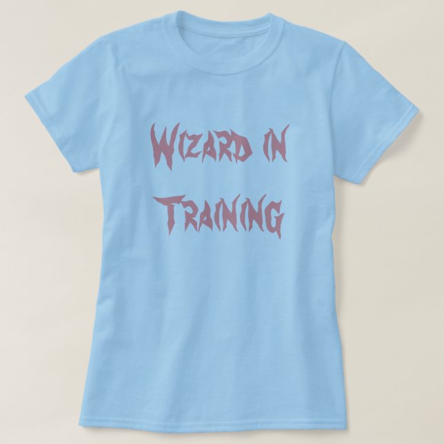 T-shirt Magicien dans la formation (Design devant)