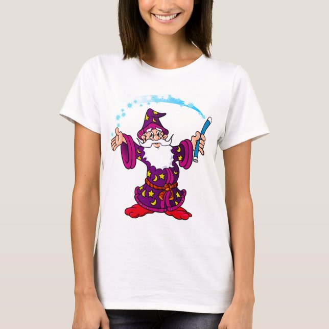 T-shirt Magicien de bande dessinée (Devant)