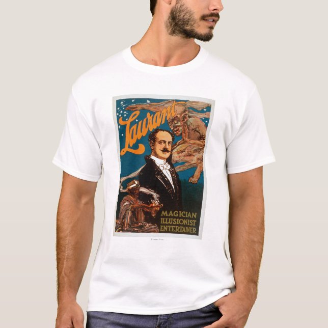 T-shirt Magicien de Laurant, illusionniste, magie de (Devant)