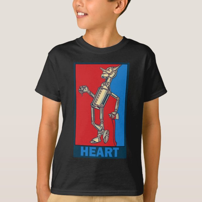 T-shirt Magicien d'Oz de Denslow : Coeur (Devant)