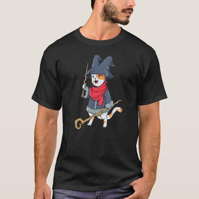 T-shirt Magicien Et Magicien Chat Magicien (Devant)