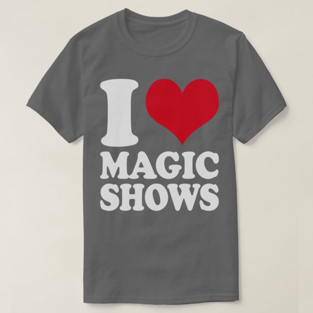 T-shirt Magicien J'aime Spectacles Magiques (Design devant)