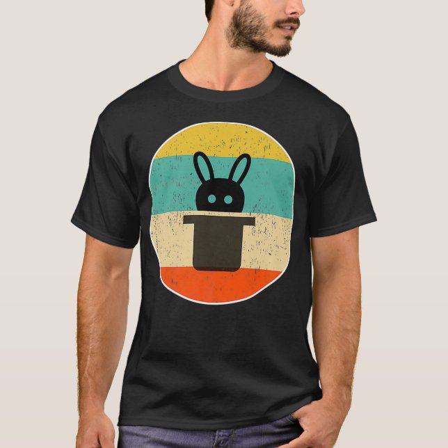 T-shirt Magicien Magicien Retro Cadeau Premium (Devant)