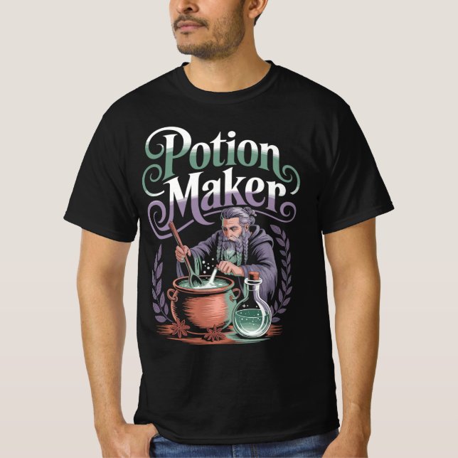 T-shirt magicien Potion Maker Magre (Devant)