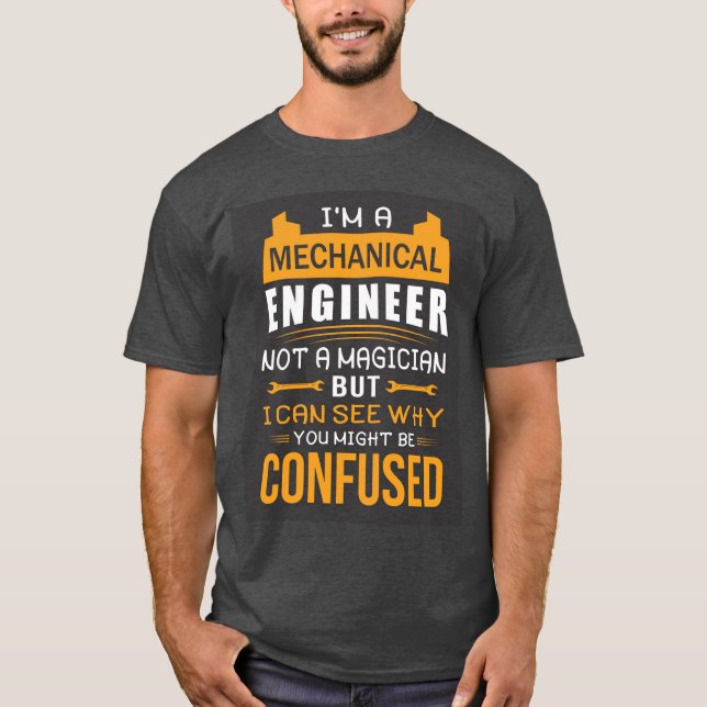 T-shirt Magicien très mignon mécanicien (Devant)