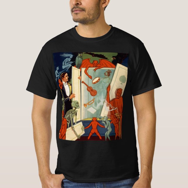 T-shirt Magicien vintage Carter la grande magie (Devant)