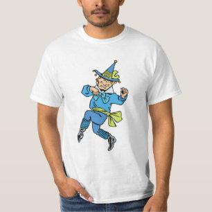 T-shirt Magicien vintage d'Oz, joli garçon munchkin dansan