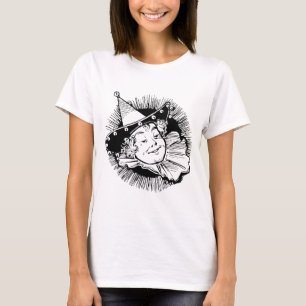 T-shirt Magicien vintage d'Oz, Portrait de Munchkin femme