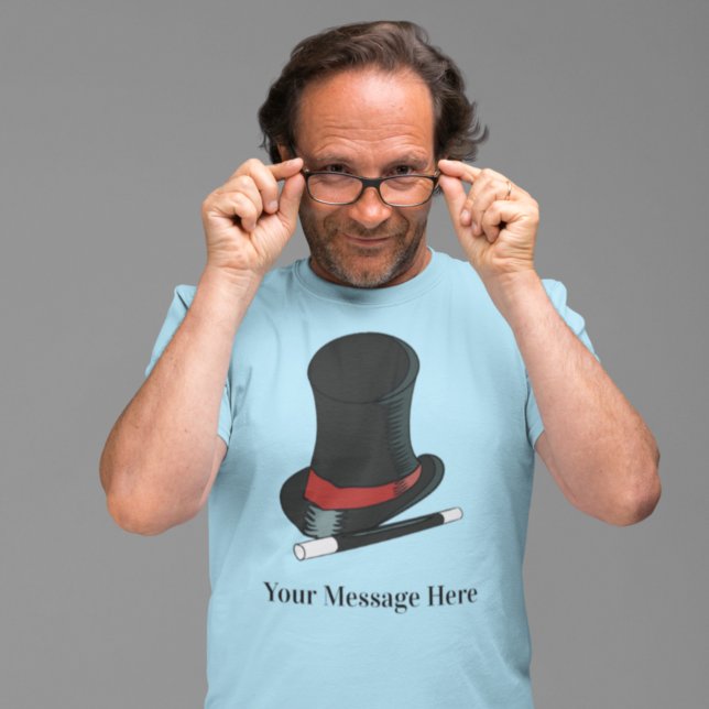 T-shirt Magiciens Casquette et baguette magique Personnali (Créateur téléchargé)