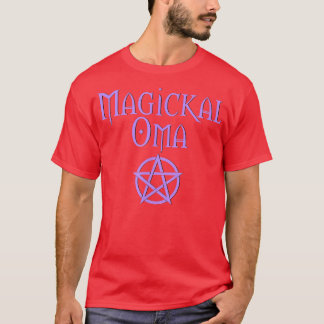 T-shirt Magickal Oma Sorcière Cheeky Pagan Fête des Mères 