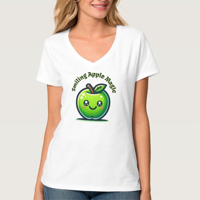 T-shirt Magie Apple souriante (Devant)