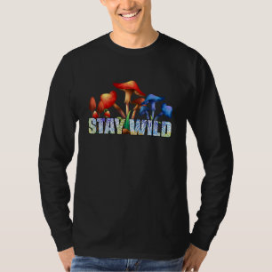 T-shirt Magie Champignon Psilocybin Mushrooms Reste Sauvag
